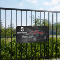 Custom Car Banner, Matte Finish, Perfect for Car Enthusiasts, Garage Decor, Auto Shows, Gift for Car Lovers
