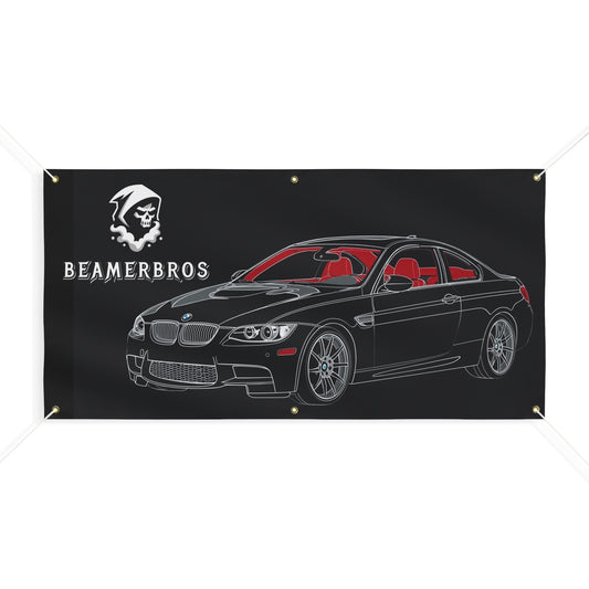 Custom Car Banner, Matte Finish, Perfect for Car Enthusiasts, Garage Decor, Auto Shows, Gift for Car Lovers